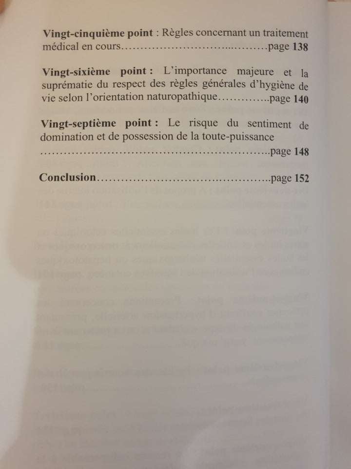 Mon code de sécurité aromatique en 26 points