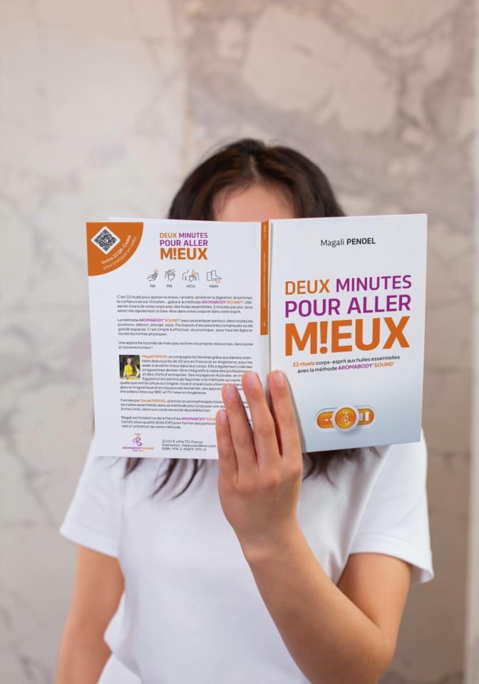 Livre : DEUX minutes pour aller M!EUX !  Avec AROMABODY'SOUND® - Magali PENOEL